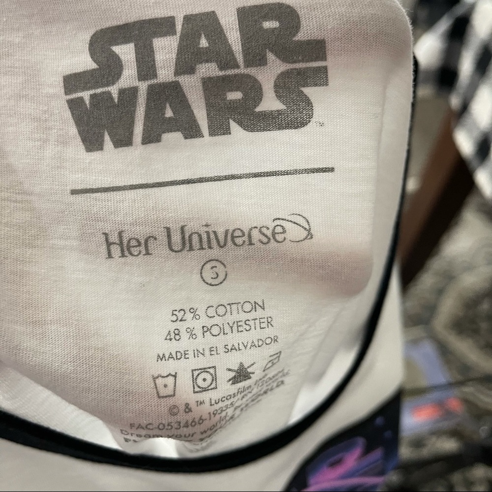 Her Universe Star Wars retro tee sz Small - Picture 2 of 7